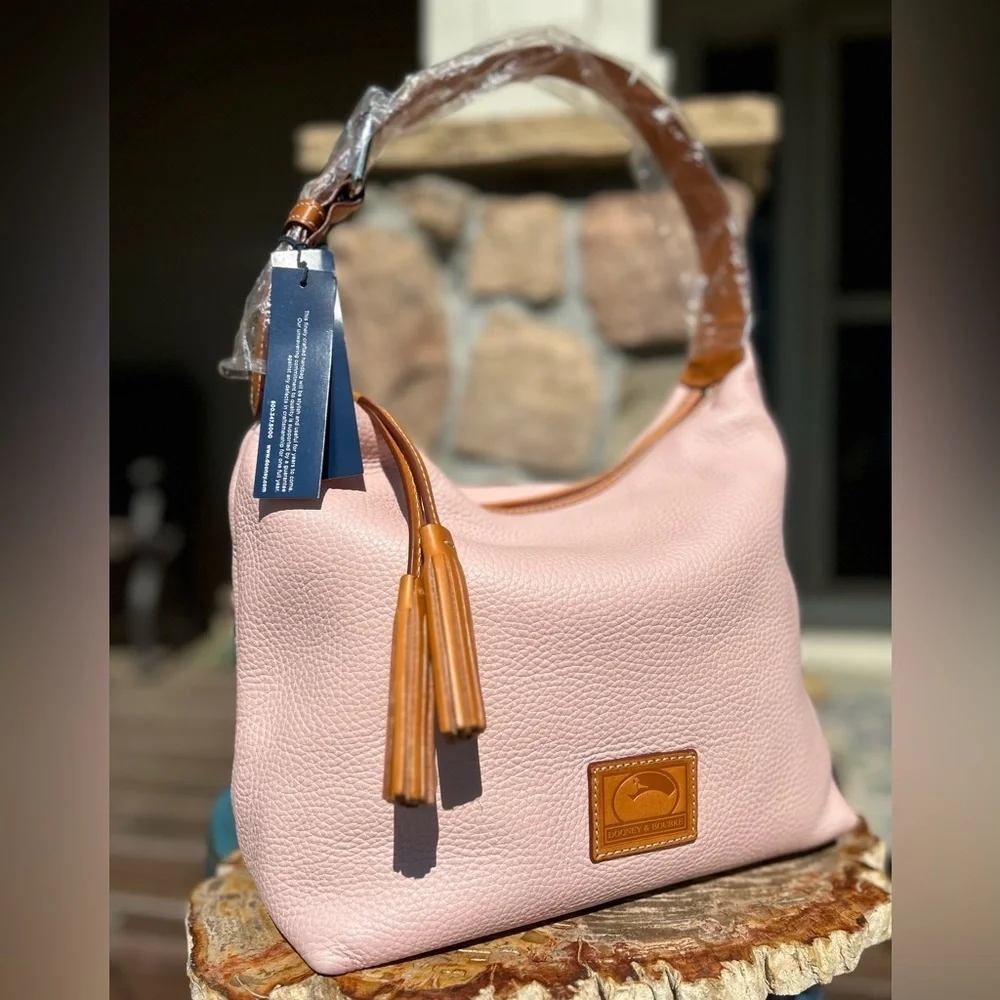 Dooney & Bourke Paige Sac Blush Pink Pebble Grain Leather NWT